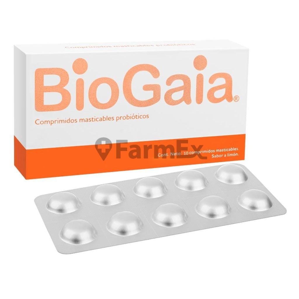 Biogaia x 10 comprimidos Farmex-Fonasa-Persistente